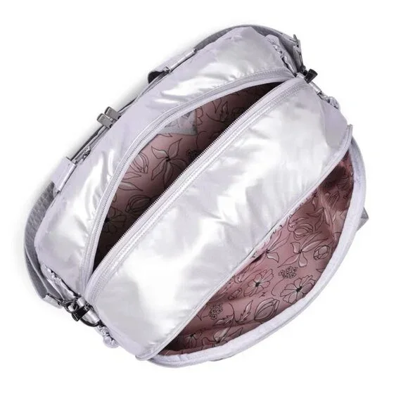 Lug Propeller 2 Overnight Travel Bag Metallic Silver Overnight/Weekender Bag - Picture 3 of 16